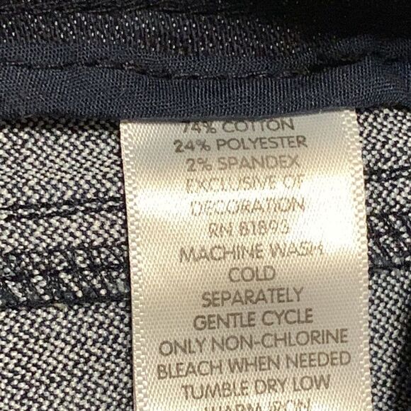 Denim & Co. Size 14 tall pull on elastic waist denim jeans - Picture 5 of 8